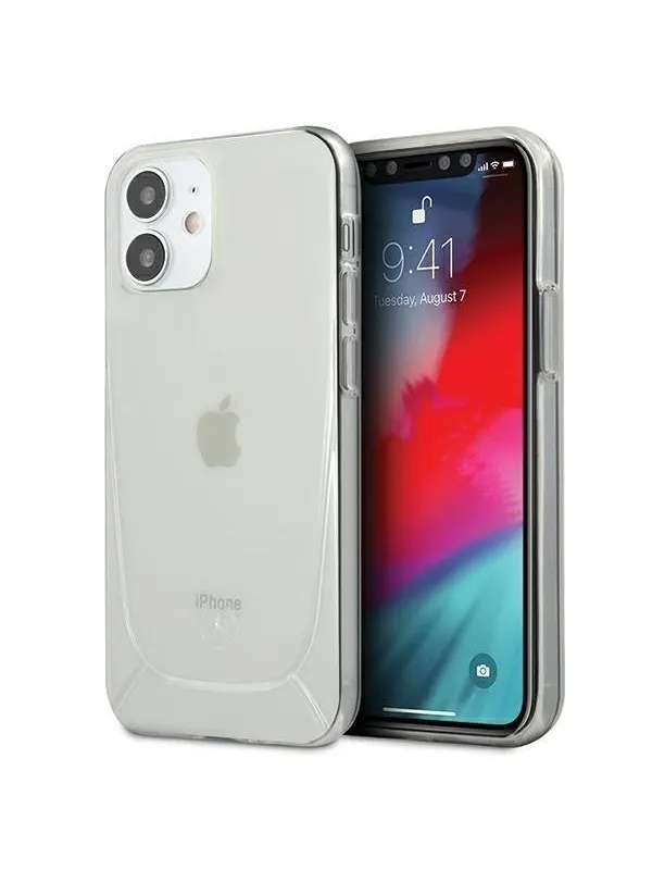 Mercedes Transparent Line Case for iPhone 12 mini - Transparent