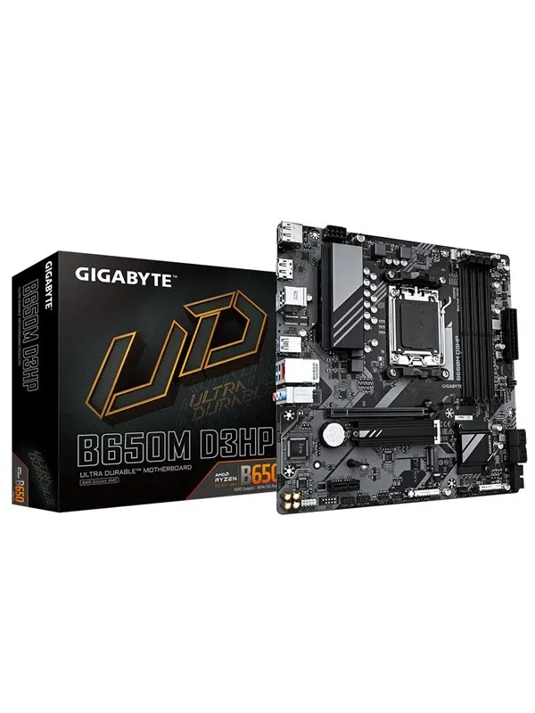 GIGABYTE B650M D3HP Moderkort - AMD B650 - AMD AM5 - DDR5 RAM - Micro-ATX