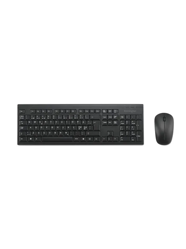 Kensington KM150 EQ trådlöst set med tangentbord och mus - Tastatur & Mus set - Nordisk - Svart