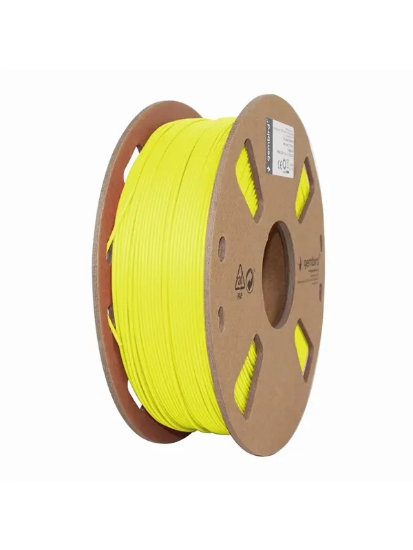 Gembird PLA filament - Fluorescerande gul - 1.75mm ø - 1 kg
