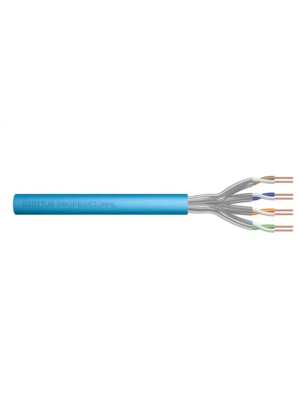 DIGITUS CAT 6A S-FTP - 100m - Blå - 100m