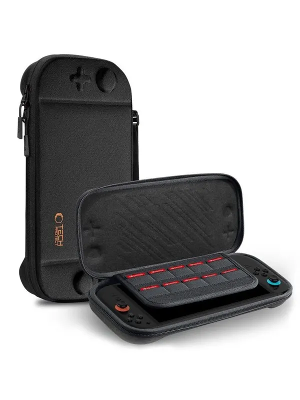 Tech-Protect Slim Pouch Case for Nintendo Switch 2 - Black - Bag