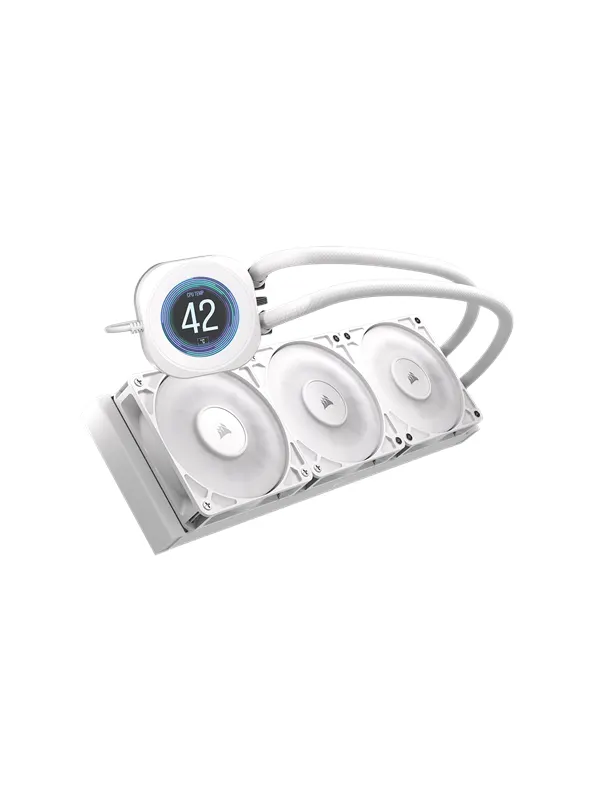 Corsair NAUTILUS 360 LCD White - CPU Vattenkylare - Max 36 dBA