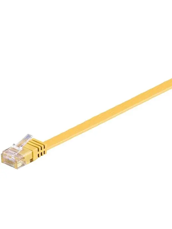 Pro LAN CAT 6 UTP Flat - Gul - 2m