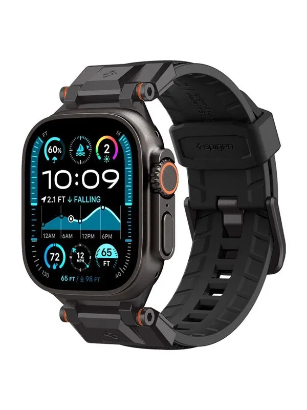 Spigen DuraPro Armor - black edition - Apple Watch 49mm/46mm/45mm/44mm