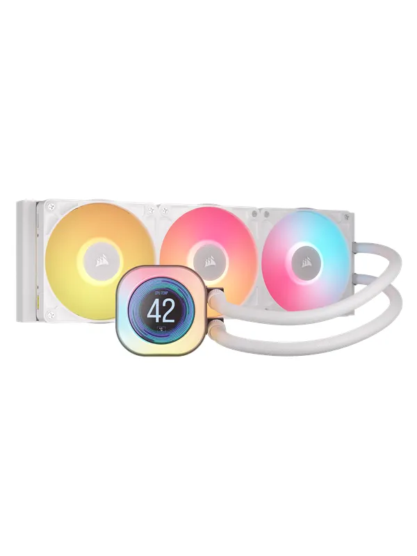 Corsair iCUE LINK TITAN 360 RX LCD White - CPU Vattenkylare - Max 36 dBA