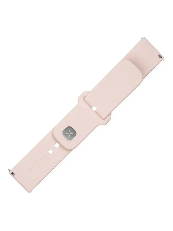 FIXED Silikonrem för Smartwatch Universal 20 mm Rosa