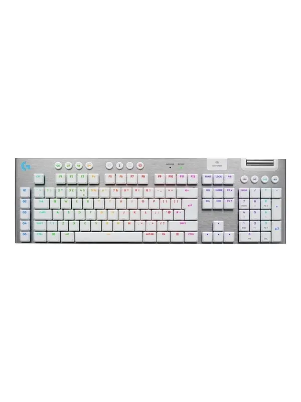 Logitech G915 X LIGHTSPEED - Tactile - 100% (full storlek - standard) - Gaming Tangentbord - Engelska - Vit