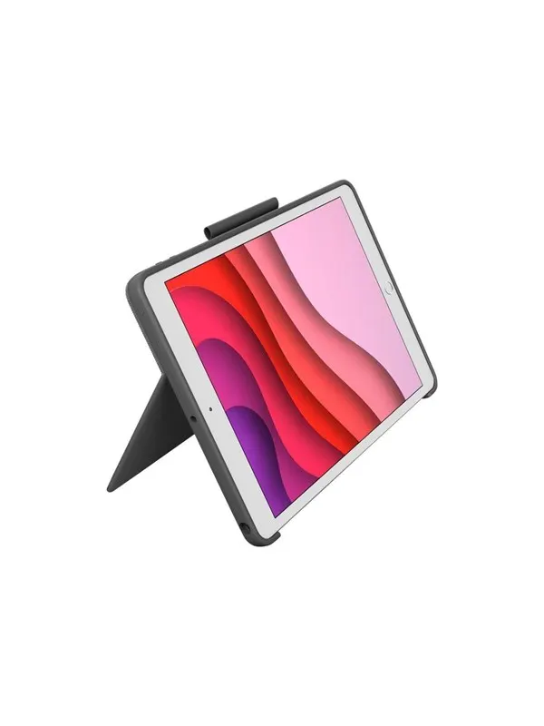 Logitech Combo Touch for iPad 10.9" (10th gen) - Oxford Grey - UK - Tastatur & Folio set - Engelska (UK) - Grå