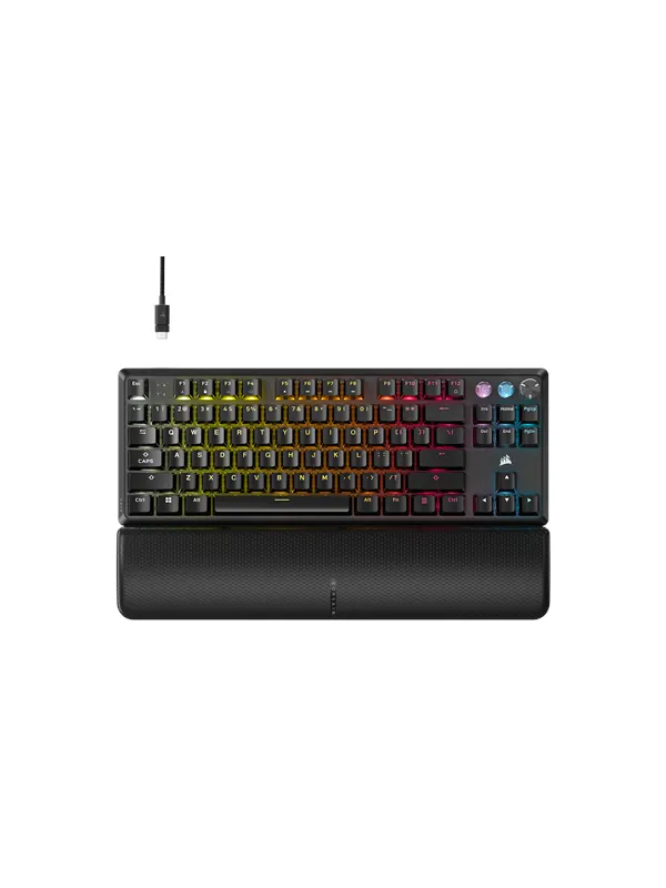 Corsair K70 PRO TKL - MGX Hall Effect - Gaming Tangentbord - Engelska (US) - Svart