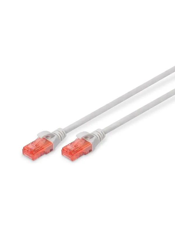 DIGITUS CAT 6 U-UTP Patch Cord - 20m - Grå - 20m