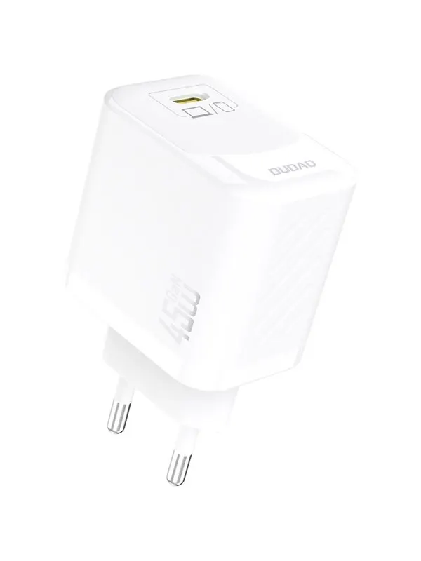 Dudao A28 45W GaN USB-C Wall Charger - White