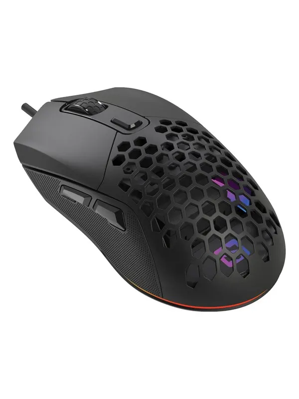 Sandberg FlexCover 6D - Gamingmus - Optic - 6 knappar - Svart