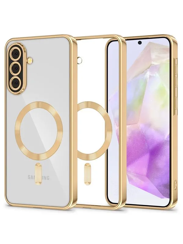 Tech-Protect MagFlex MagSafe Case for Samsung Galaxy A37 5G - Clear Gold