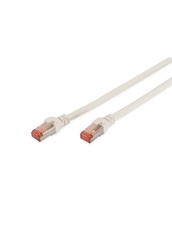 DIGITUS CAT 6 S-FTP Patch Cord - 1m - Vit - 1m