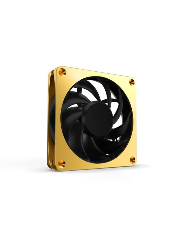 Alphacool Apex Stealth Metal - 2000 RPM - Black - Chassi fläkt - 120mm - Guld - 40 dBA