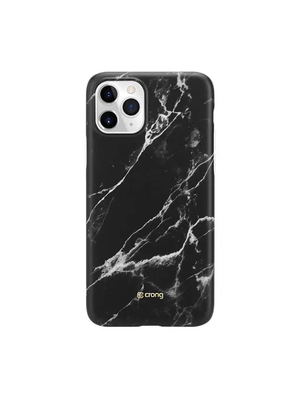 CRONG Marble Case - iPhone 11 Pro Case - Black