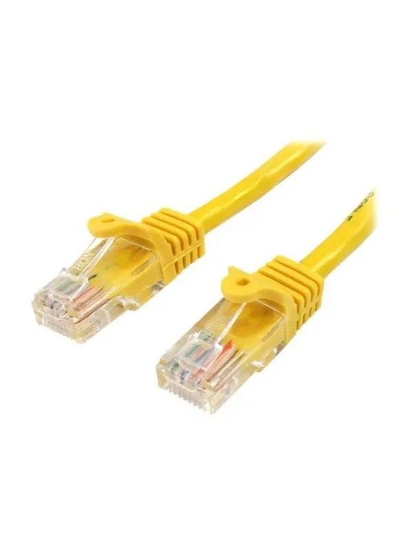 StarTech.com 10m Yellow Cat5e / Cat 5 Snagless Ethernet Patch Cable 10 m - patch cable - 10 m - yellow - Gul - 10m