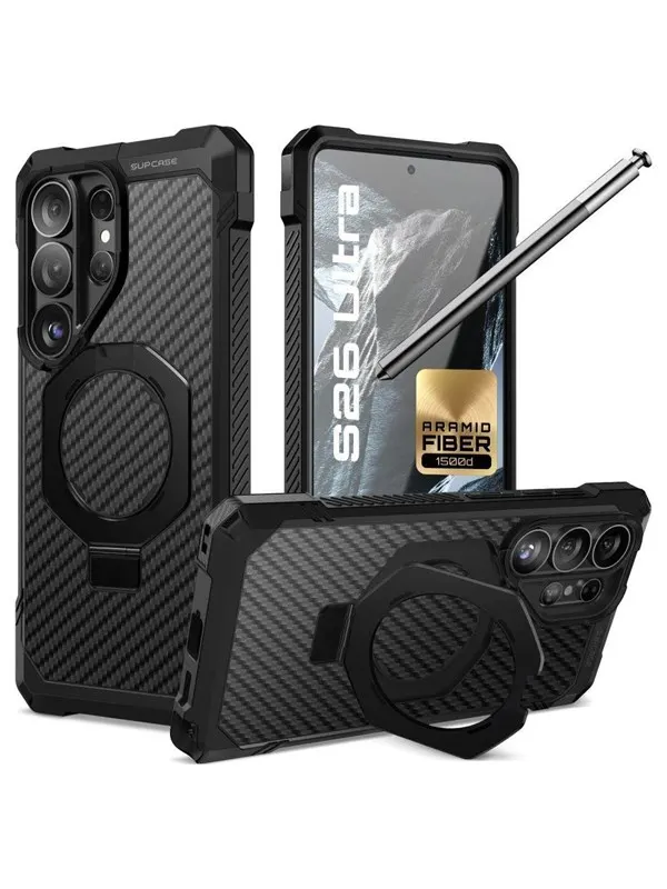 SUPCASE UB Grip Mag MagSafe Case for Samsung Galaxy S26 Ultra - Black