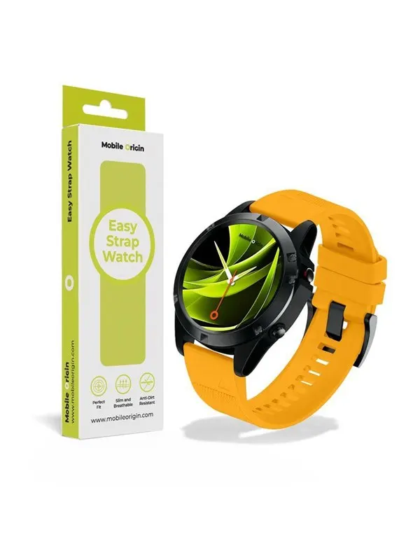 Mobile Origin Easy Strap Watch 22mm Yellow