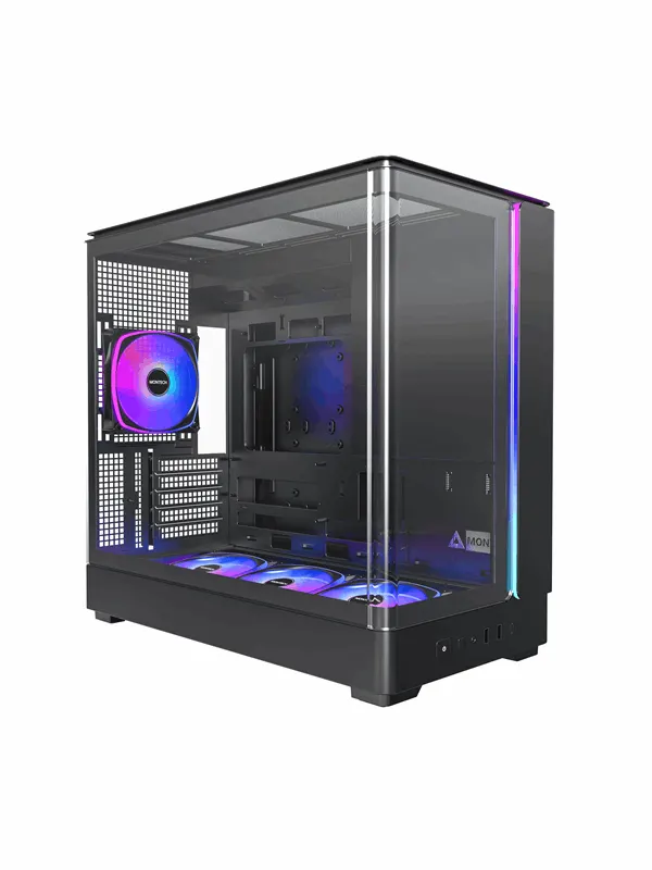 Montech King 15 Pro Black - Chassi - Minitower - Svart