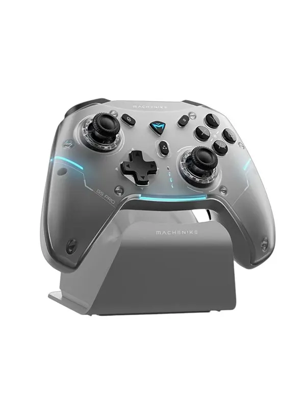 Machenike G5Pro Max Wireless Game Controller with Charging Station - Grey - Wireless Controller