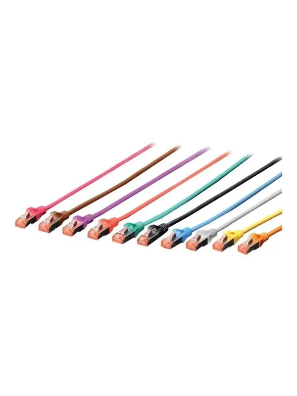 DIGITUS patch cable - 10 m - grey - Grå - 10m