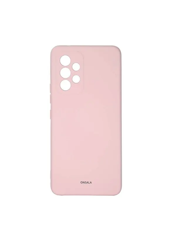 ONSALA Phone Case Silicone Chalk Pink - Samsung A53
