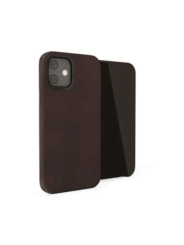 Pipetto Magnetic Leather Case for iPhone 12 mini - with magnetic holder