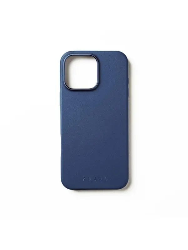 Mujjo Leather Case for iPhone 16 Pro Max - Blue