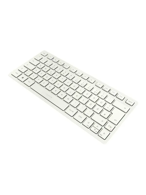 Cherry KW 7100 MINI BT - Tangentbord - Tysk - Vit