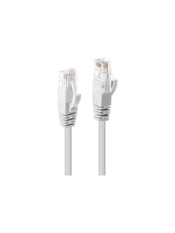 Lindy patch cable - 1 m - white - Vit - 1m