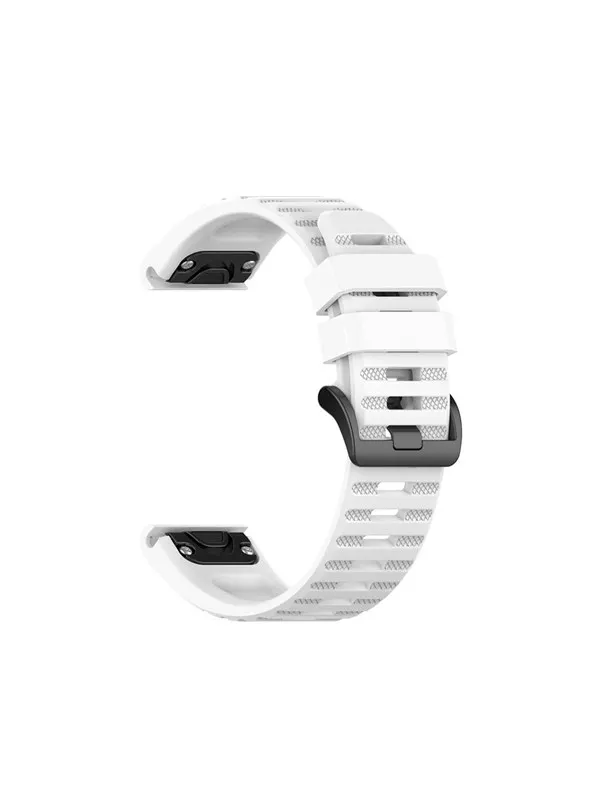 FIXED Silikonrem för Garmin QuickFit 22 mm Vit