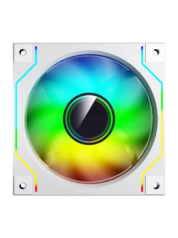 Darkflash DM20 computer fan (white) - Chassi fläkt - 120mm - Vit - 32 dBA