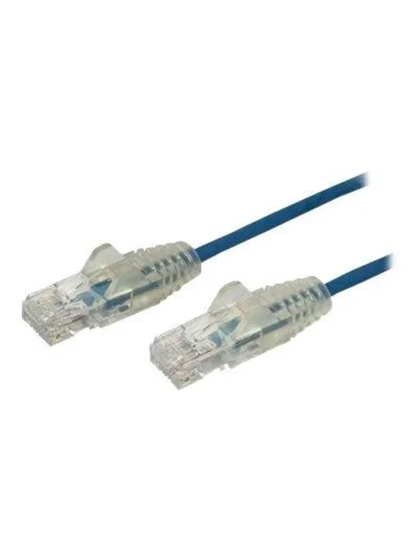 StarTech.com 1m CAT6 Cable - Blue Slim CAT6 Patch Cord - Snagless - LSZH - patch cable - 1 m - blue - Blå - 1m