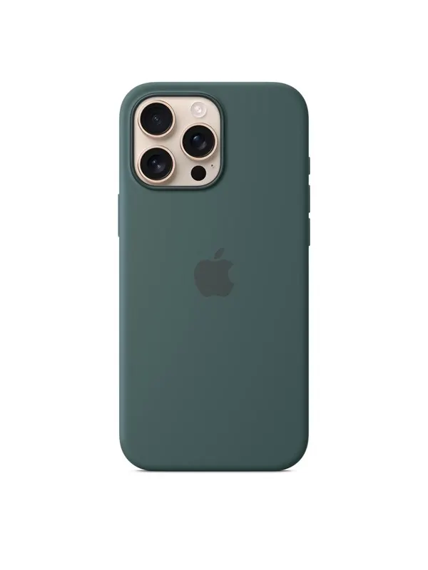 Apple iPhone 16 Pro Max Silicone Case with MagSafe - Lake Green