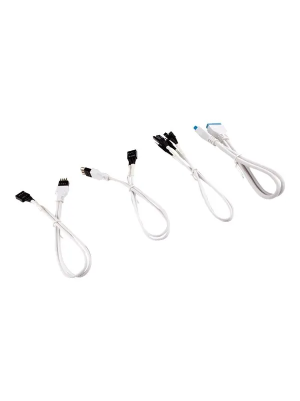 Corsair Premium Sleeved Front Panel Extension Kit 30cm - Vit
