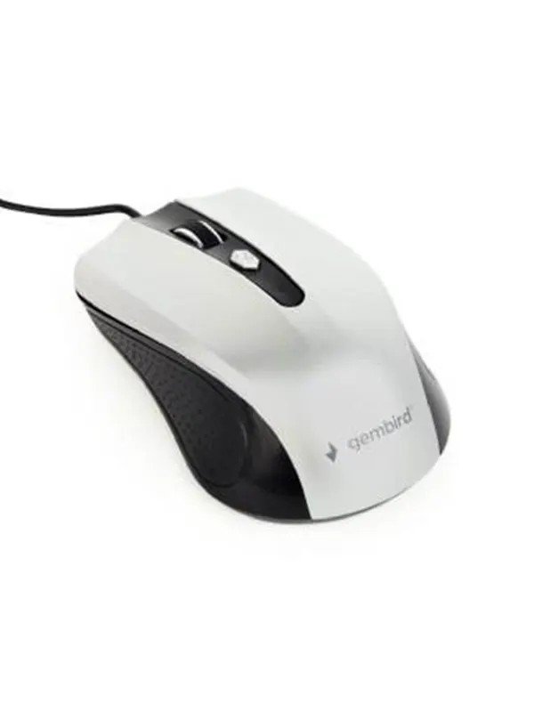 Gembird Wired optical mouse 4B-01 - Mouse - Optic - 4 knappar - Silver