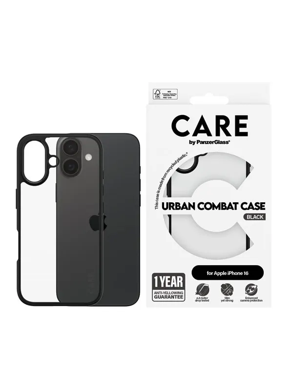 CARE by PanzerGlass Case Flagship Urban Combat iPhone 16