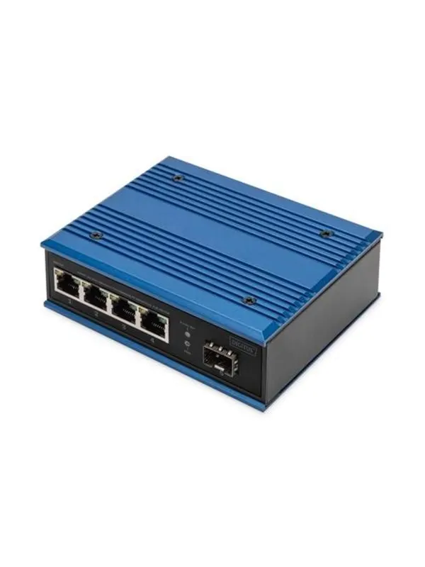 DIGITUS - switch - industrial - 4 ports - unmanaged