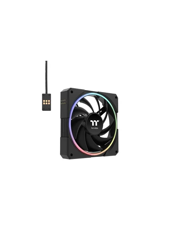 Thermaltake TS120 EX RGB PC Cooling Fan - Black (3pack) - Chassi fläkt - 120mm - Svart - 21 dBA