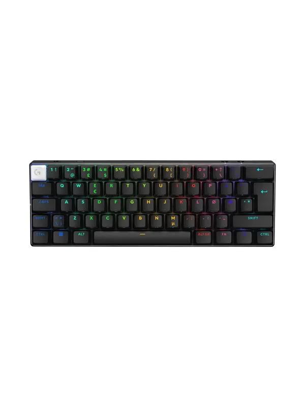 Logitech G PRO X 60 LIGHTSPEED - Gaming Keyboard - Utan numpad - Engelska (US) - Svart