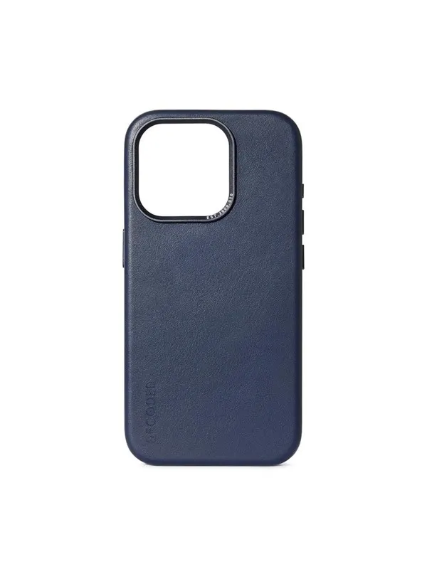 Decoded Leather Backcover for iPhone 15 Pro Max True Navy