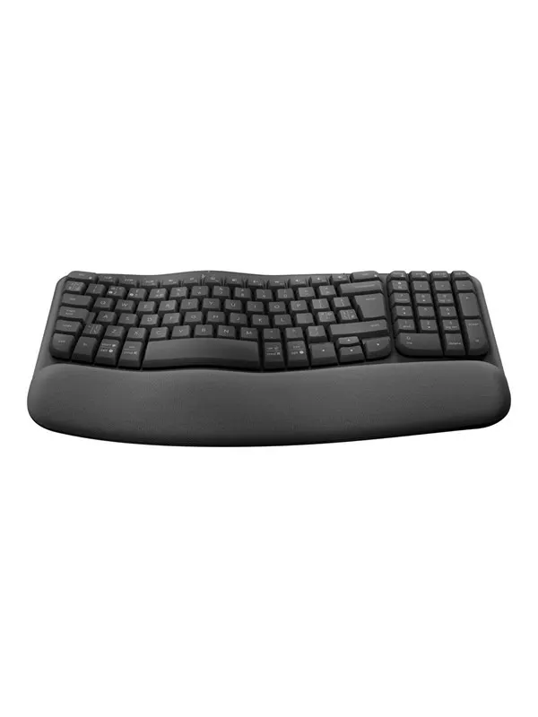 Logitech Ergo Series Wave Keys for Business - Tangentbord - Engelska (UK) - Grå