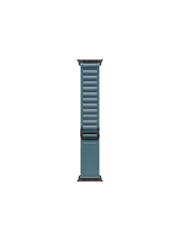 Apple 49mm Light Blue Alpine Loop - Large - Black Titanium Finish