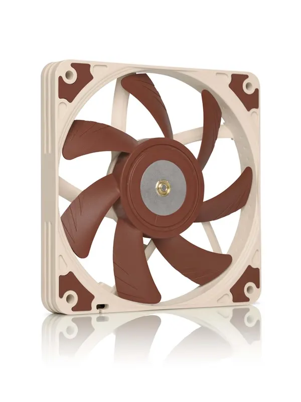 Noctua NF-A12x15 FLX - Chassi fläkt - 120mm - Brun - 24 dBA
