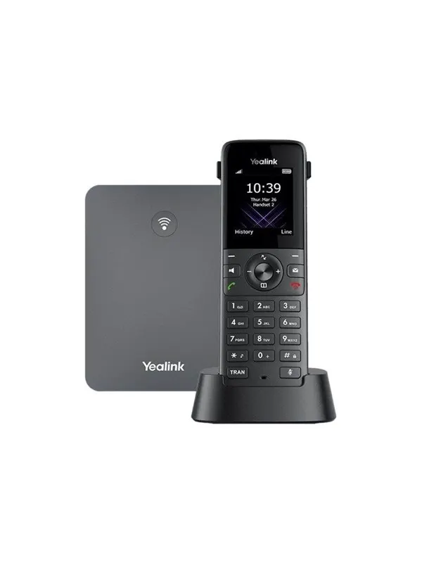 Yealink W73P - cordless VoIP phone with caller ID - 3-way call capability