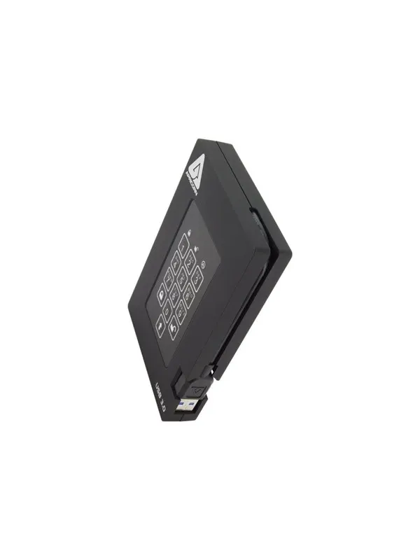 Apricorn Aegis Padlock Fortress - Extern Hårddisk - 2TB - Svart