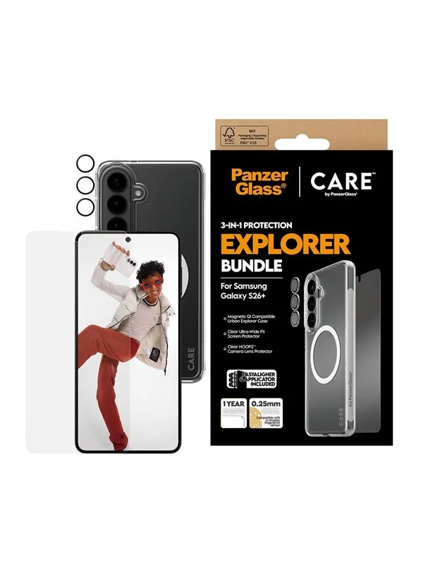 PanzerGlass 3-in-1 Bundle Samsung Galaxy S26+