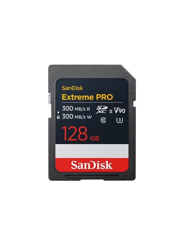 SANDISK Extreme PRO SD - 300MB/s - 128GB